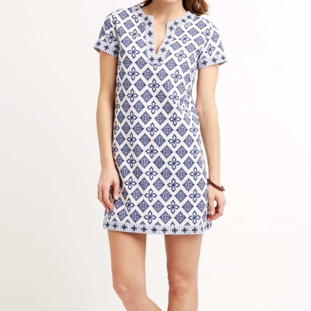 Vineyard Vines Geometric Shift Dress
